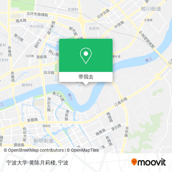 宁波大学-黄陈月莉楼地图
