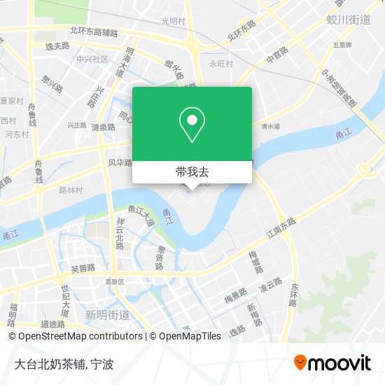 大台北奶茶铺地图