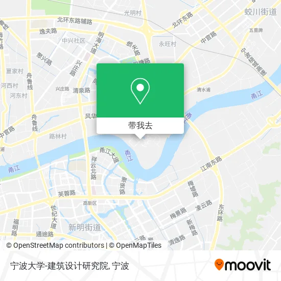 宁波大学-建筑设计研究院地图