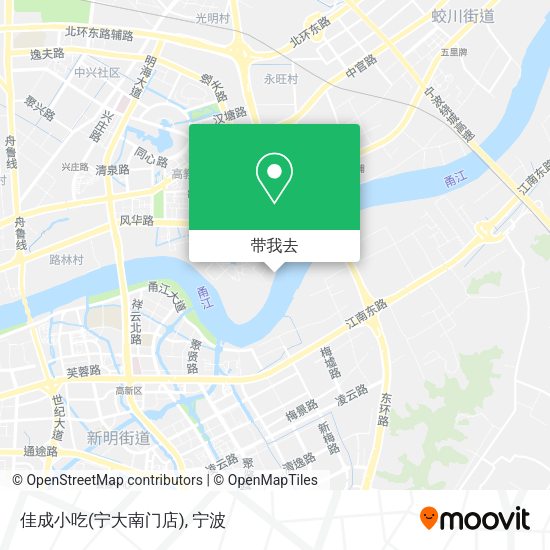 佳成小吃(宁大南门店)地图