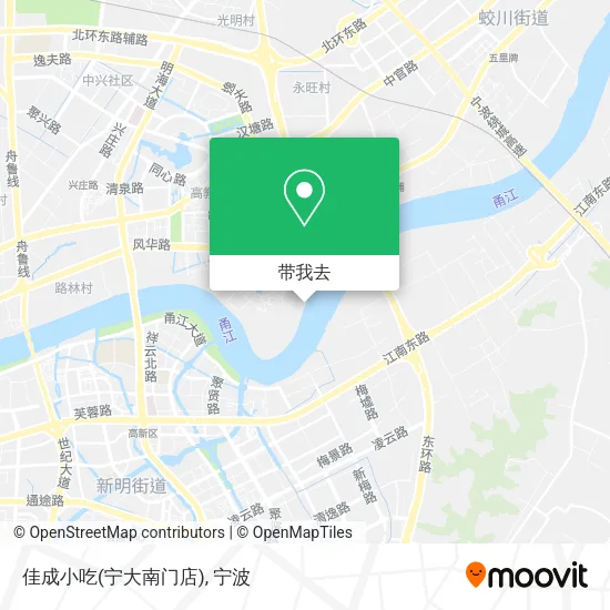 佳成小吃(宁大南门店)地图