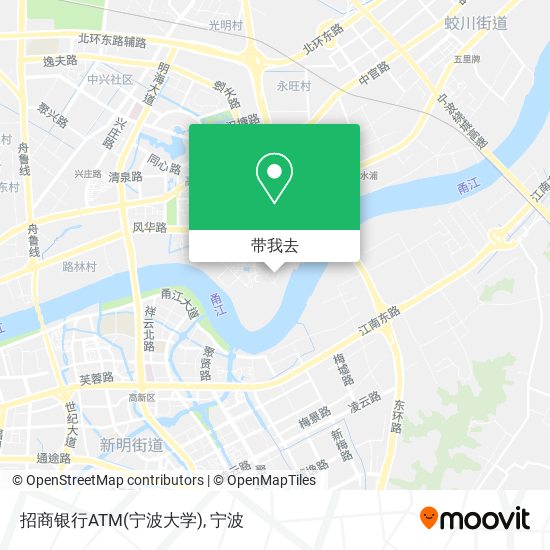 招商银行ATM(宁波大学)地图