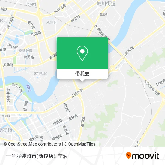 一号服装超市(新模店)地图