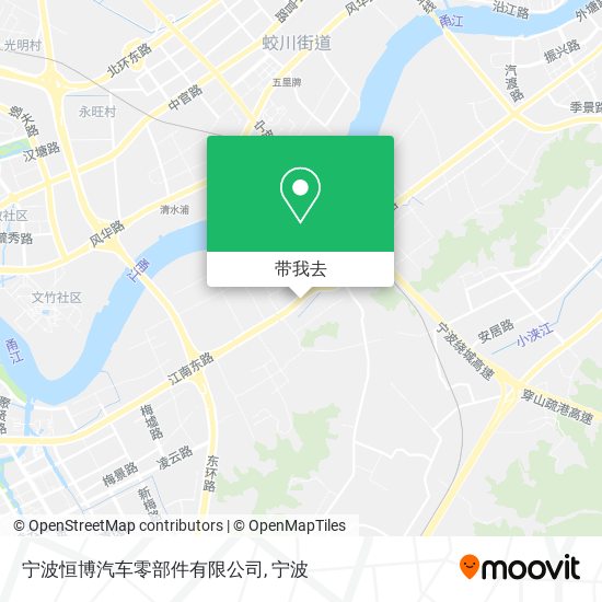 宁波恒博汽车零部件有限公司地图