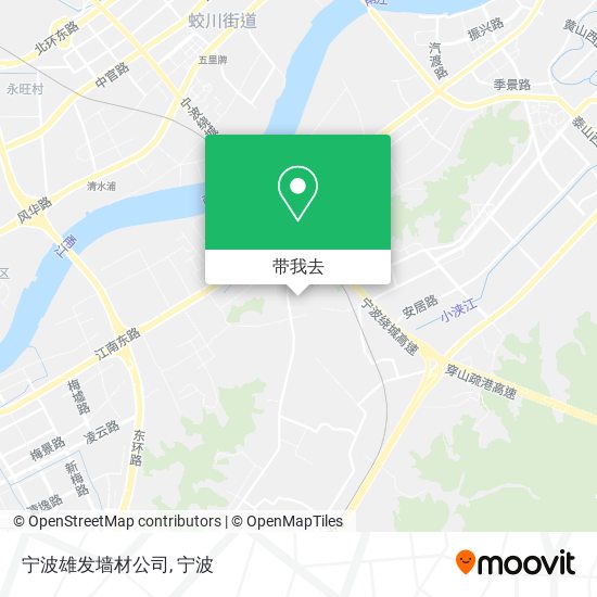 宁波雄发墙材公司地图