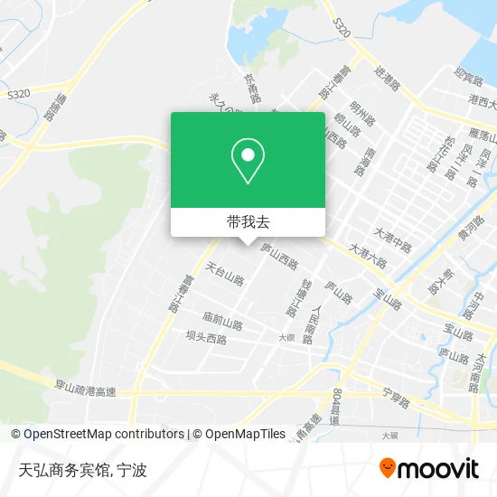 天弘商务宾馆地图