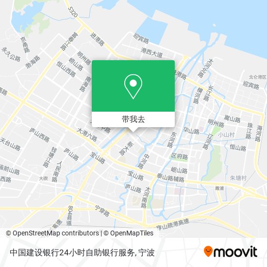中国建设银行24小时自助银行服务地图