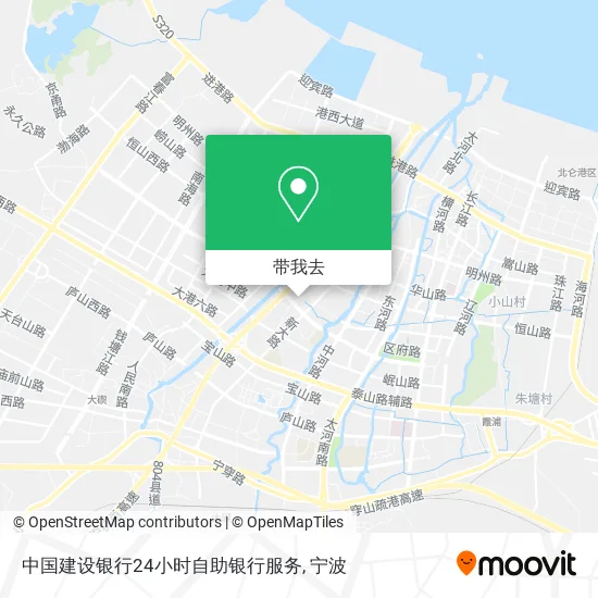 中国建设银行24小时自助银行服务地图
