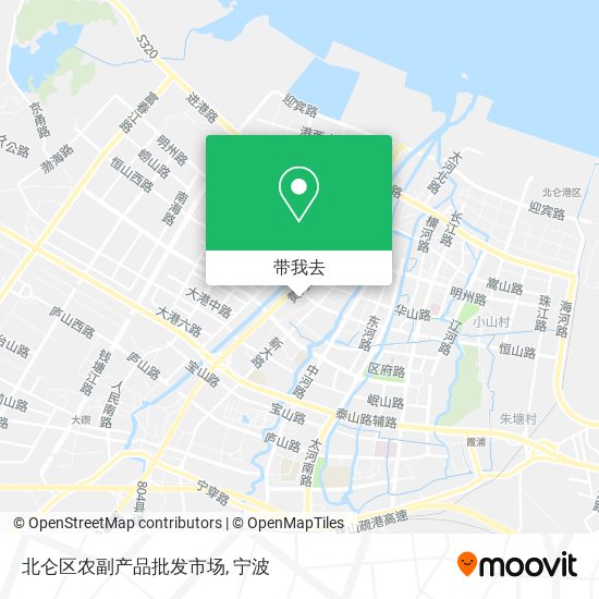 北仑区农副产品批发市场地图