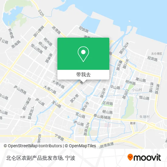 北仑区农副产品批发市场地图