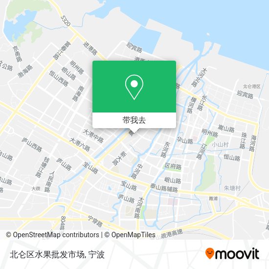 北仑区水果批发市场地图