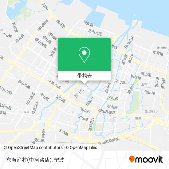 东海渔村(中河路店)地图