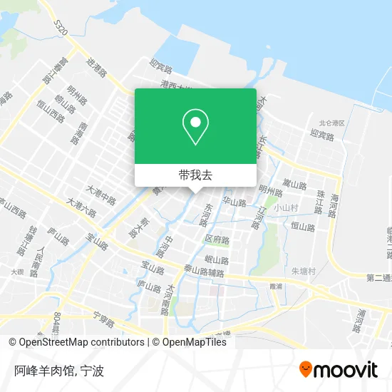 阿峰羊肉馆地图