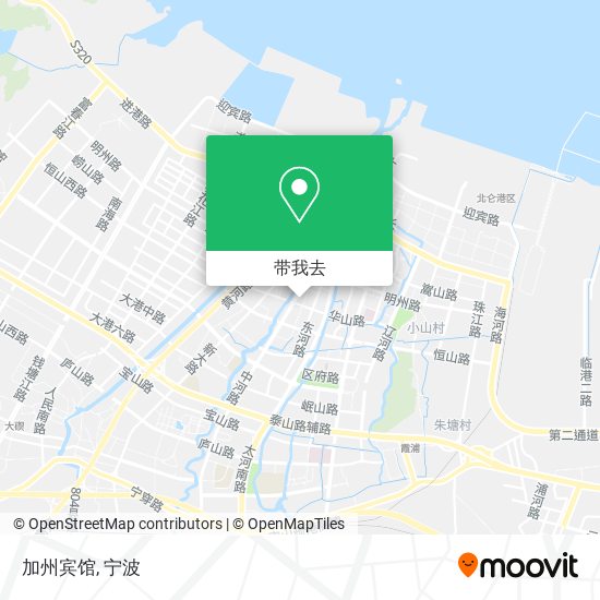 加州宾馆地图