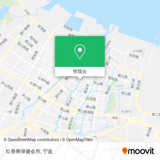 红香阁保健会所地图