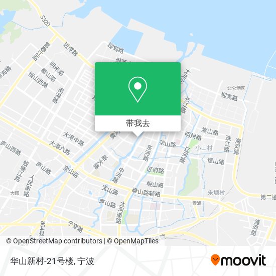 华山新村-21号楼地图