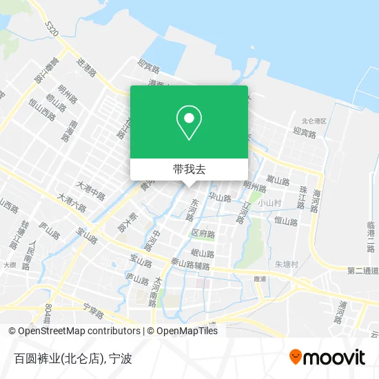 百圆裤业(北仑店)地图