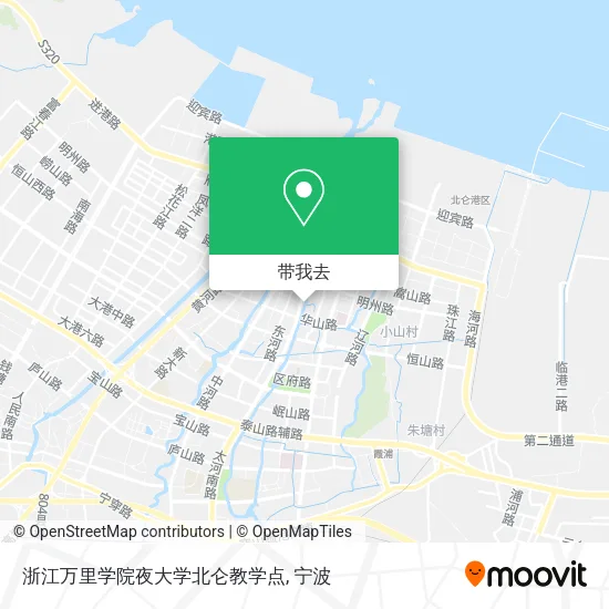 浙江万里学院夜大学北仑教学点地图