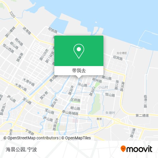海晨公园地图