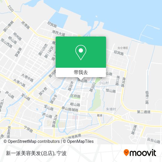 新一派美容美发(总店)地图