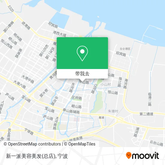 新一派美容美发(总店)地图