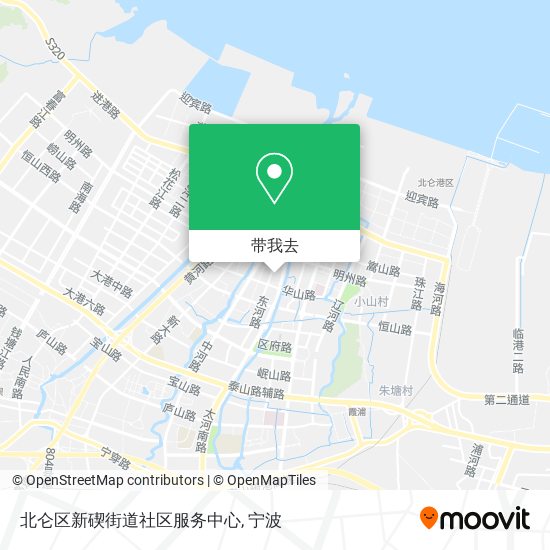 北仑区新碶街道社区服务中心地图