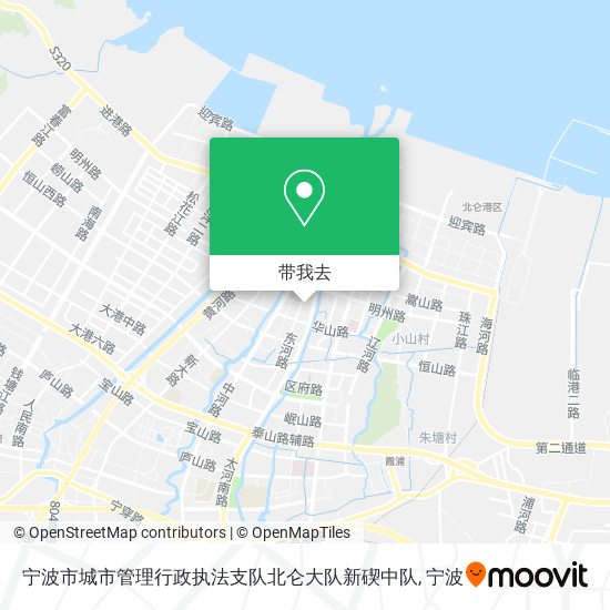 宁波市城市管理行政执法支队北仑大队新碶中队地图