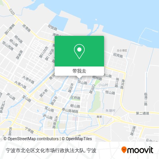 宁波市北仑区文化市场行政执法大队地图