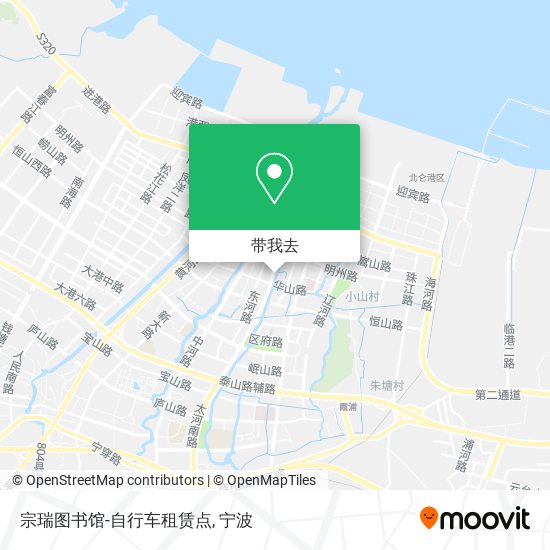 宗瑞图书馆-自行车租赁点地图