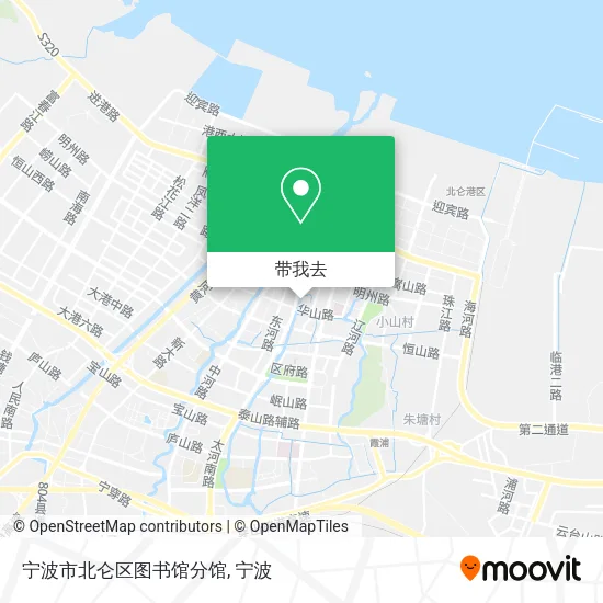 宁波市北仑区图书馆分馆地图