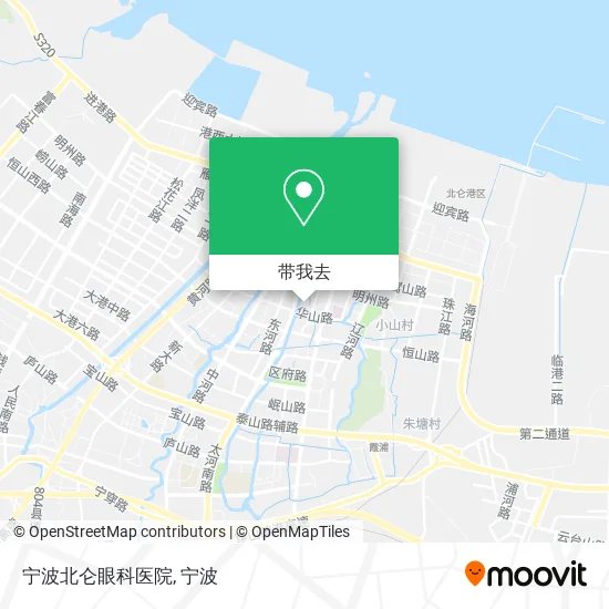 宁波北仑眼科医院地图