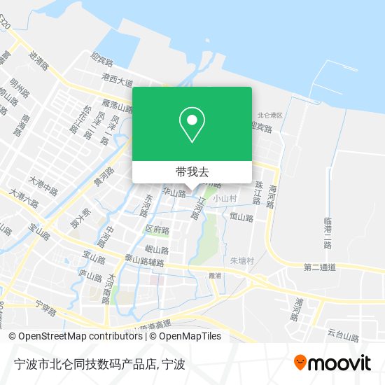 宁波市北仑同技数码产品店地图