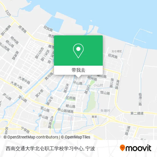 西南交通大学北仑职工学校学习中心地图