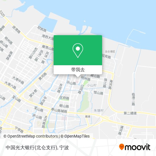 中国光大银行(北仑支行)地图