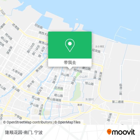 隆顺花园-南门地图