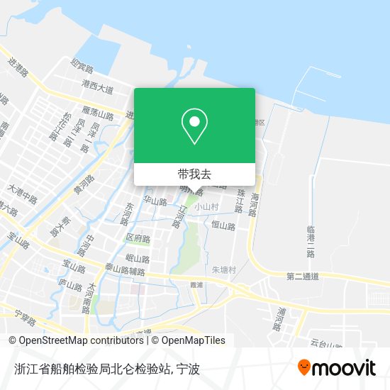 浙江省船舶检验局北仑检验站地图