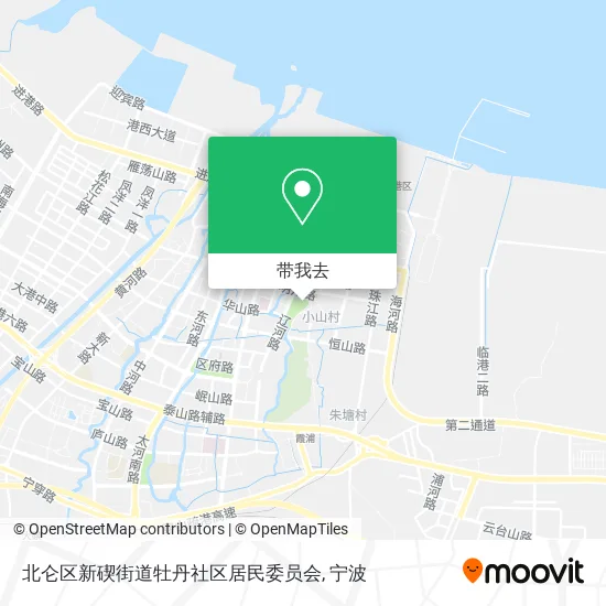 北仑区新碶街道牡丹社区居民委员会地图
