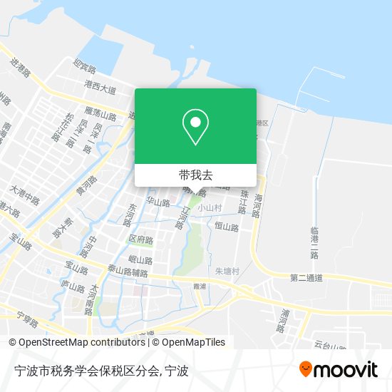 宁波市税务学会保税区分会地图