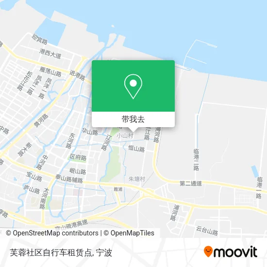 芙蓉社区自行车租赁点地图