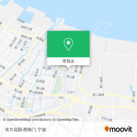 东方花园-西南门地图