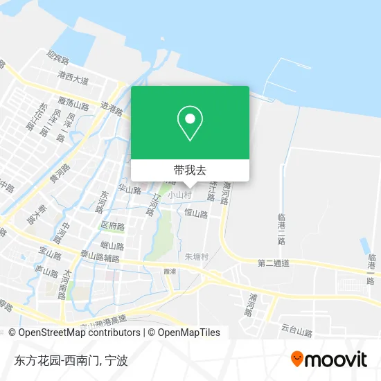东方花园-西南门地图
