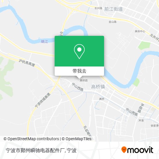 宁波市鄞州瞬驰电器配件厂地图