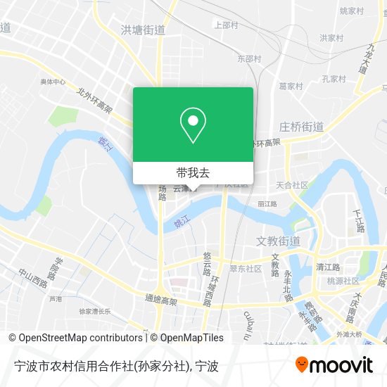 宁波市农村信用合作社(孙家分社)地图