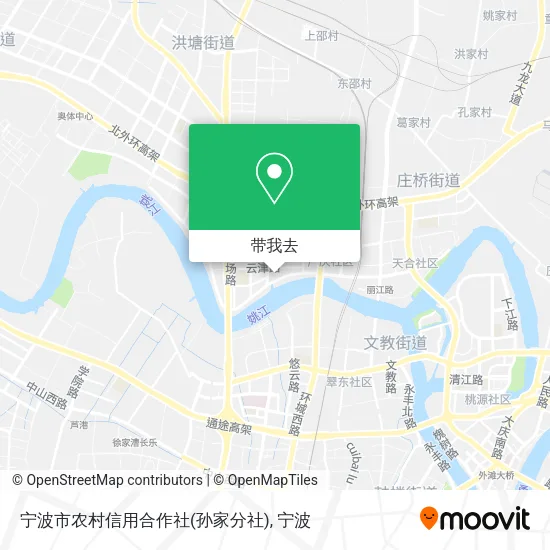 宁波市农村信用合作社(孙家分社)地图