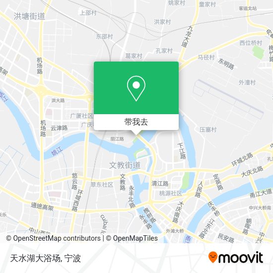 天水湖大浴场地图