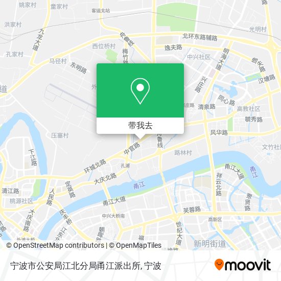 宁波市公安局江北分局甬江派出所地图