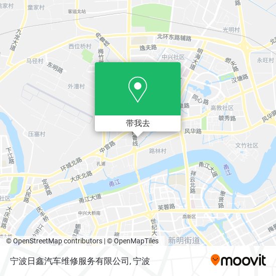 宁波日鑫汽车维修服务有限公司地图