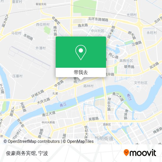 俊豪商务宾馆地图