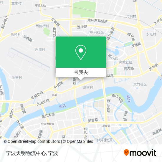 宁波天明物流中心地图