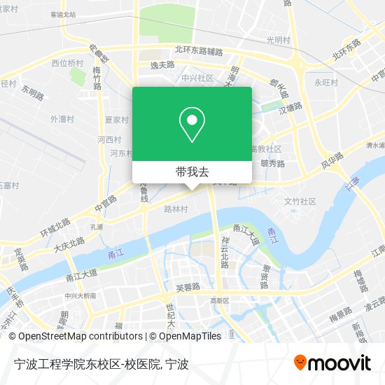 宁波工程学院东校区-校医院地图